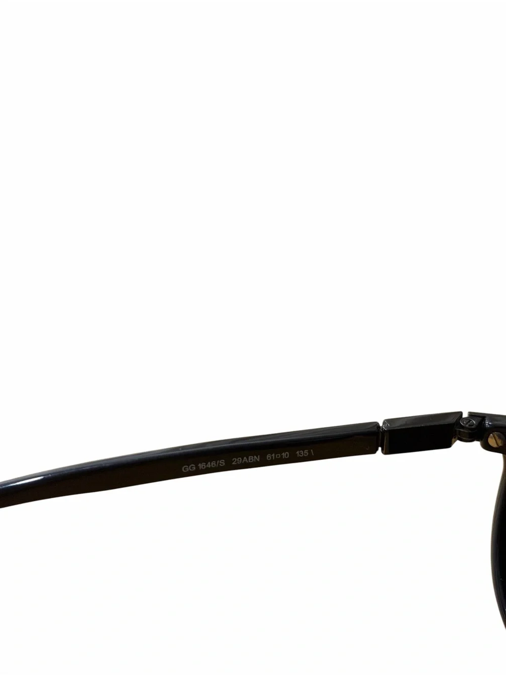 Gucci Black Aviator Sunglasses